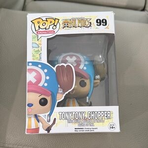 Funko Pop! Animation One Piece Tony Tony Chopper Figure - Blue and Brown